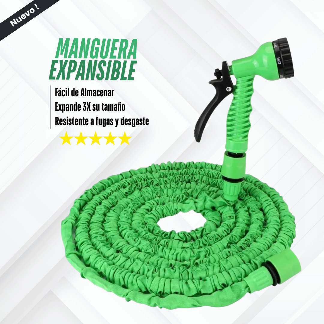 HydroFlex Pro - Manguera Extensible 7 Funciones