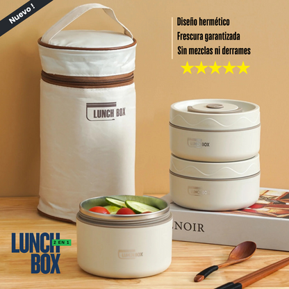 LUNCH BOX LONCHERA  2 EN 1 550ML + 420ML