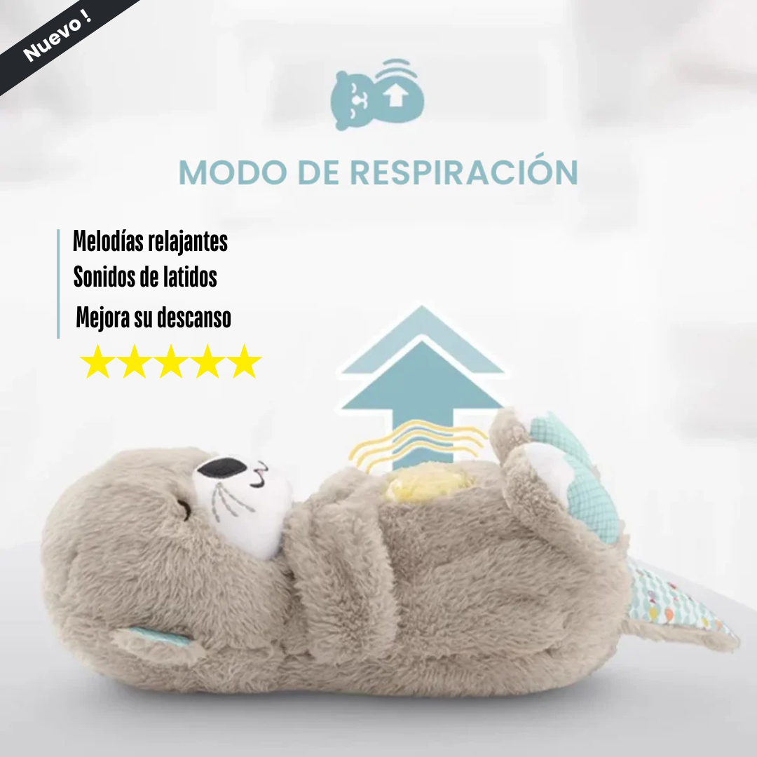 Nutria Calm & Dream -Peluche de Apego Respira bebe