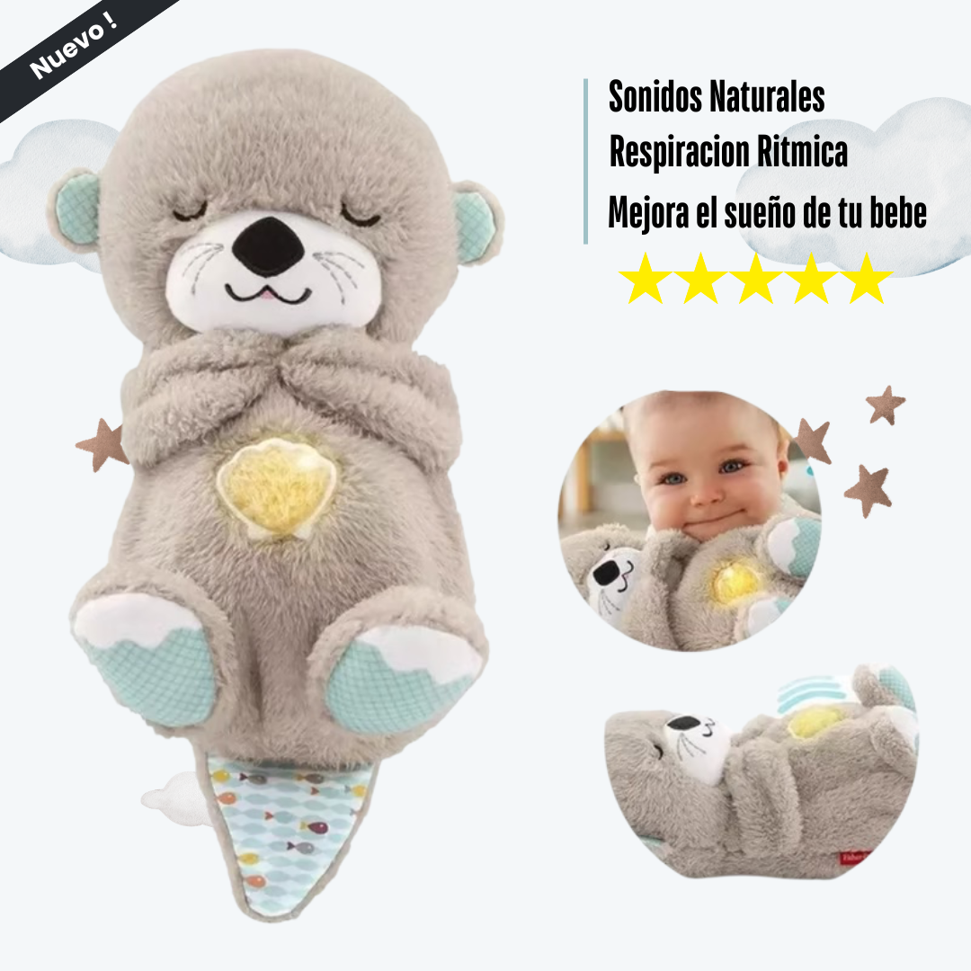 Nutria Calm & Dream -Peluche de Apego Respira bebe